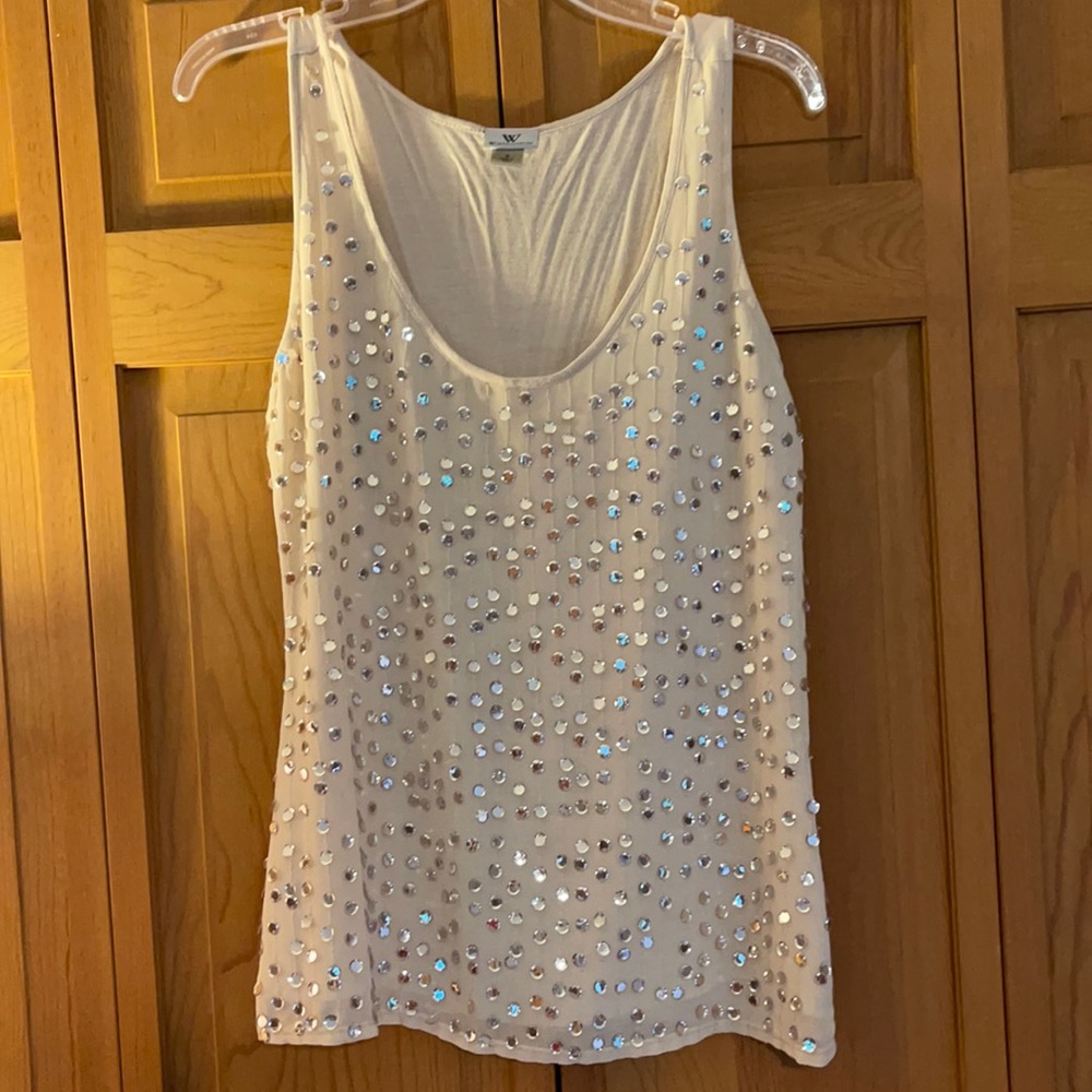 Worthington sequin tank